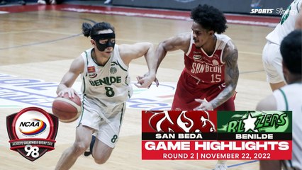 NCAA Season 98 | Game Highlights: Benilde vs San Beda | Men's Basketball Tournament Round 2