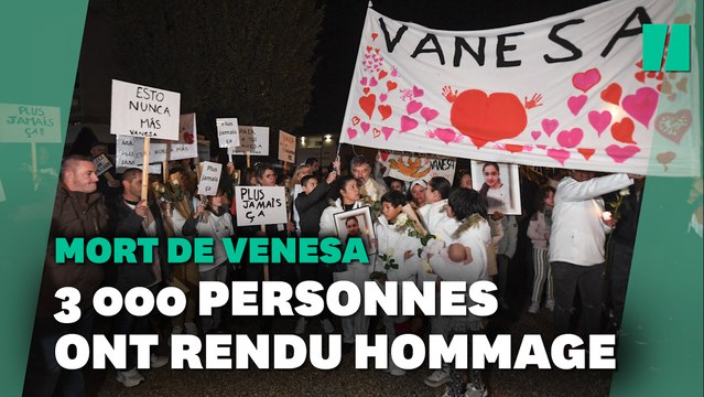 Grande émotion pour les 3000 personnes qui ont participé à la marche blanche pour Vanessa