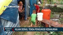 Tenda Pengungsi Korban Gempa Cianjur Kebanjiran, Warga Kebingungan untuk Tidur