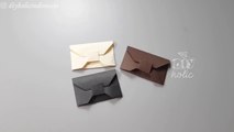 ORIGAMI BOW ENVELOPE: HOW TO MAKE A BEAUTIFUL ENVELOPE FROM PAPER WITHOUT GLUE