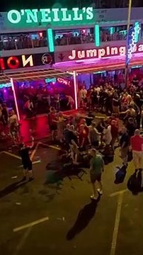 Pelea entre ingleses y galeses en Las Verónicas, Tenerife