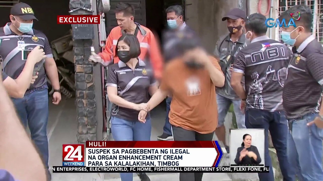 Suspek sa pagbebenta ng ilegal na organ enhancement cream para sa kalalakihan, timbog | 24 Oras Weekend