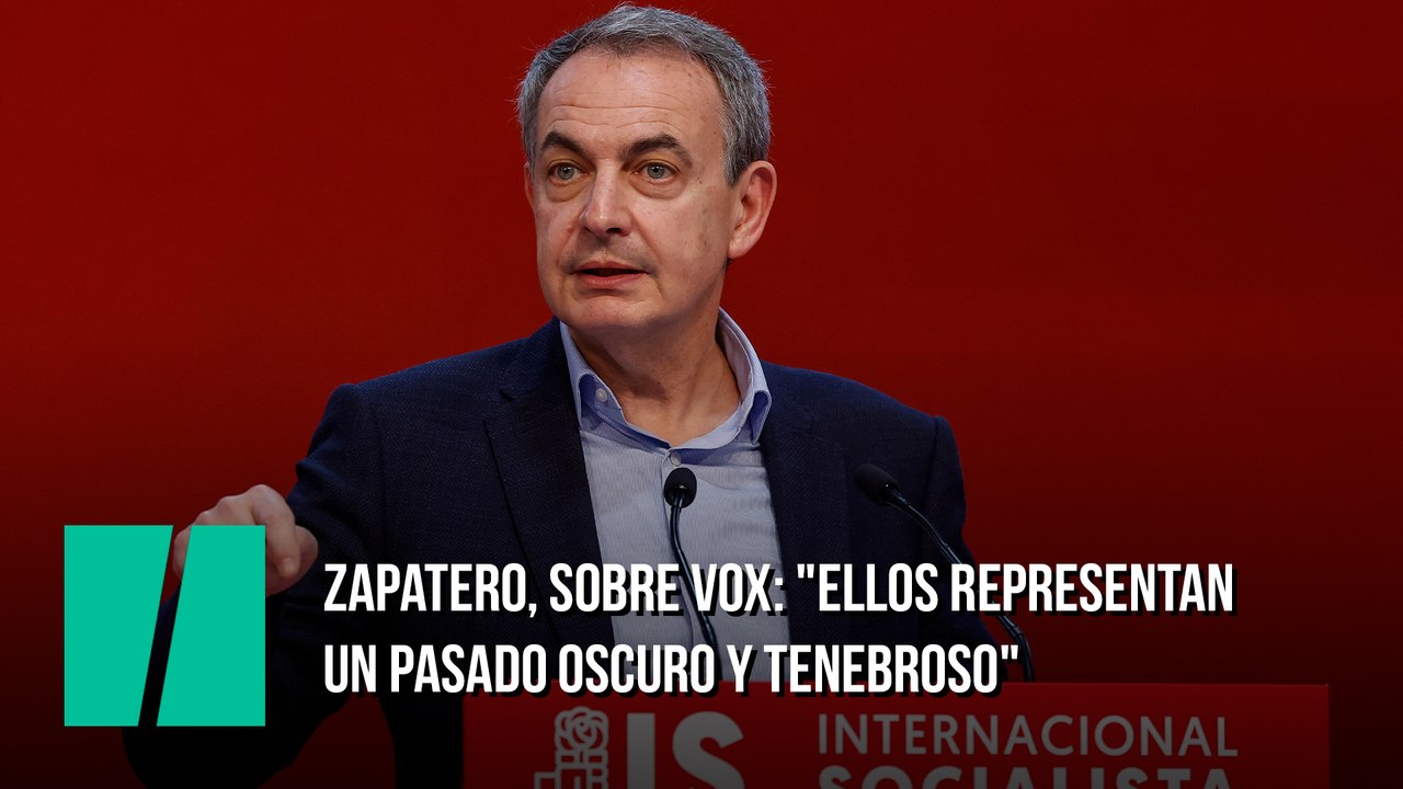 Zapatero defiende a Irene Montero tras el ataque de Vox: "Ellos representan un pasado oscuro y tenebroso"