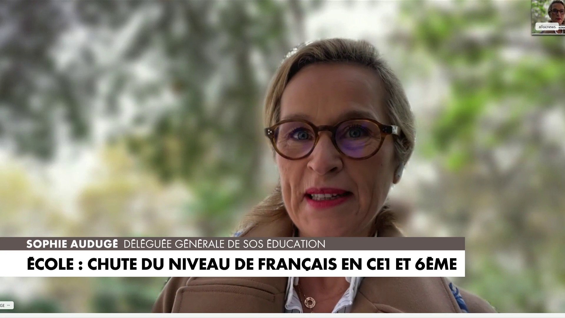 Sophie Audugé : «En orthographe on va regarder le pourcentage délèves qui  a atteint un niveau satisfaisant, cela nous montre le niveau dambition que  lon fixe à notre système éducatif» - Vidéo
