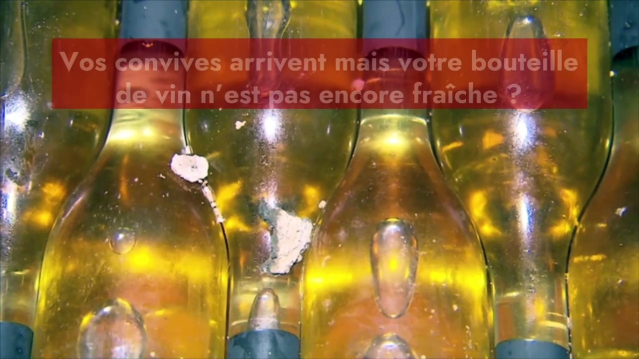 Cantina Arredo GELETTE Refroidisseur à Vin Avec Bouchon Cadeau - Noir - Maintien Température