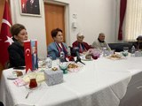 MERAL AKŞENER HUZUREVİNDE ÖĞRETMENLERİ ZİYARET ETTİ