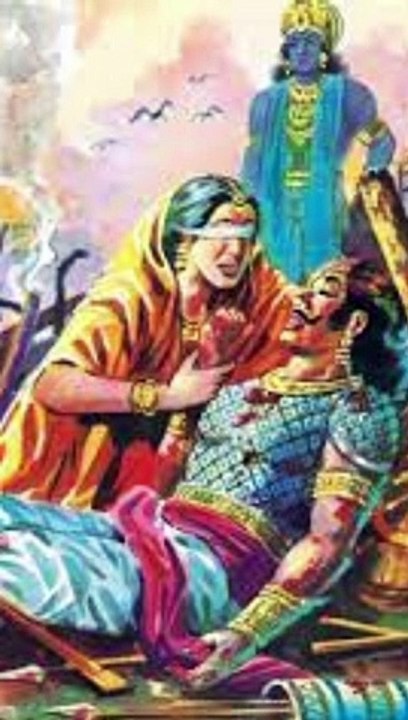 जेव्हा गांधारी कृष्णाला श्राप देते