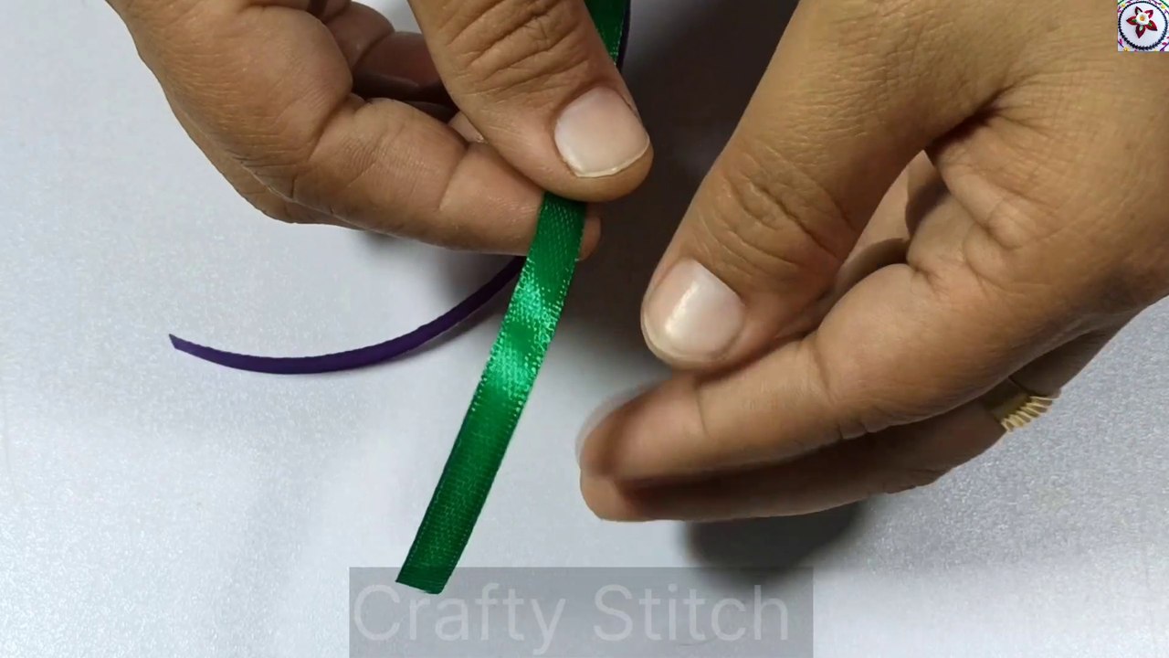DIY Ribbon Crafts How to Make a Braided Headband with Satin Ribbon ...