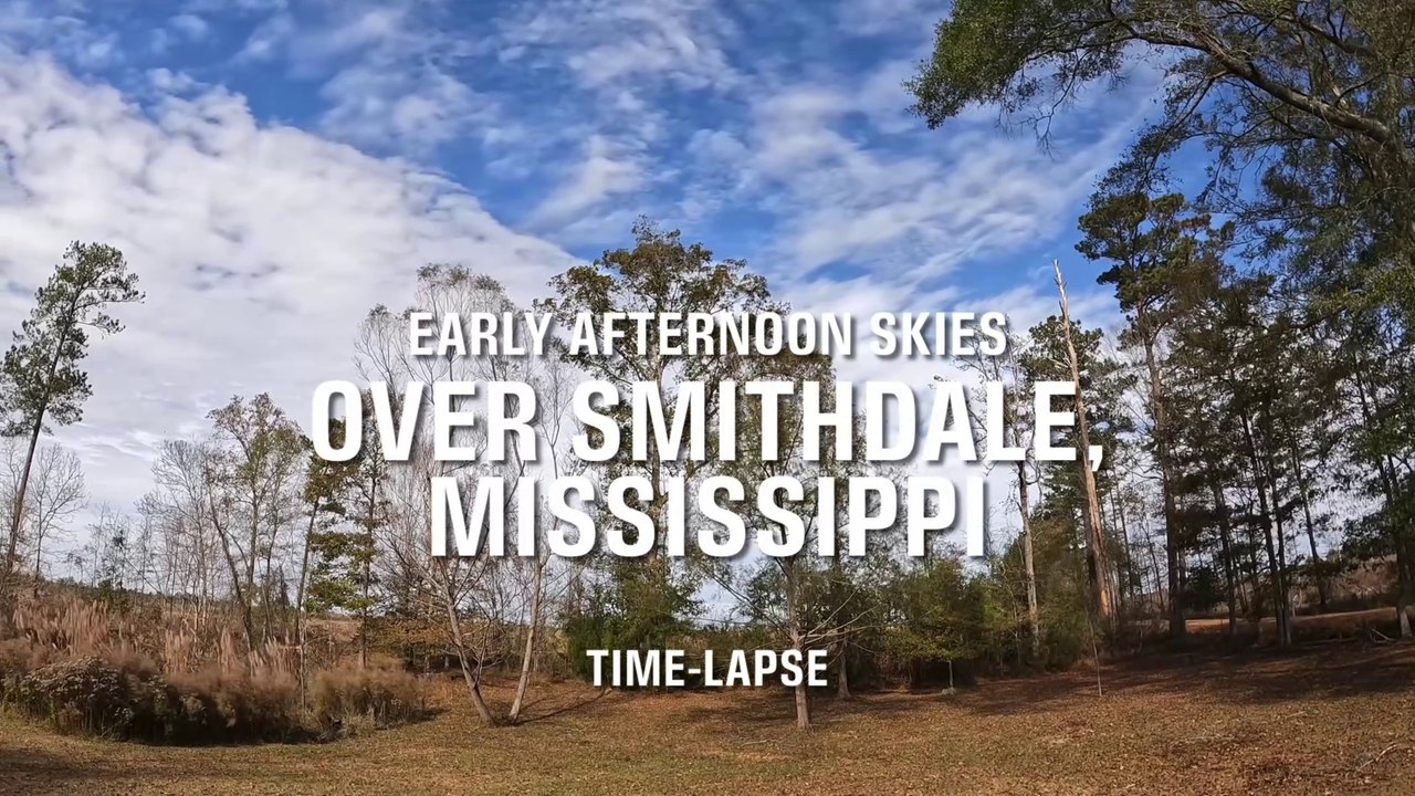 Early Morning Skies Over Smithdale, Mississippi (TimeLapse) video