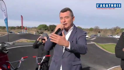 Agde : Un des plus grands " Pumptracks" d'Occitanie inauguré ce matin