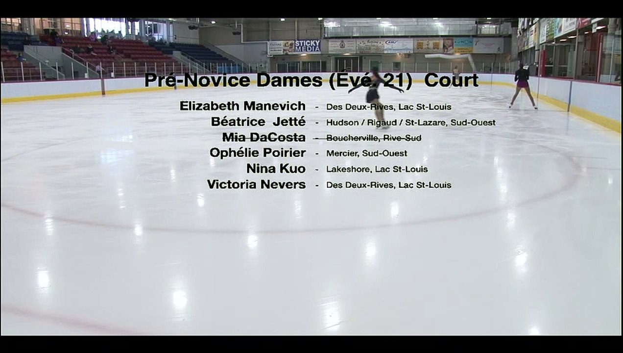 DORVAL2022 - Pré-Novice Dames Court (Eve. 21)