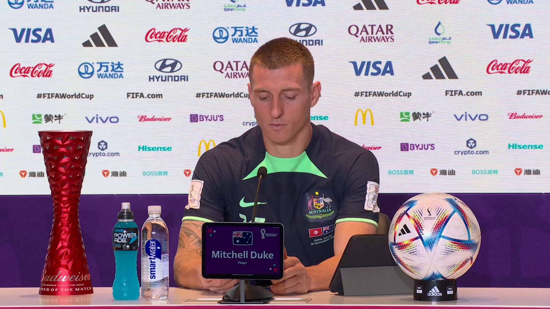 Socceroos hero Duke explains his goal celebrat | beIN SPORTS