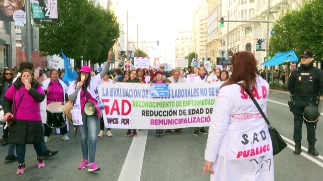 Las trabajadoras sociosanitarias de Atención en Domicilio