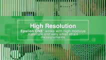 high-resolution optical extensometer - Epsilon ONE® overview (Epsilon Technology)