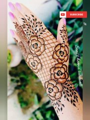 5 most beautiful henna designs | feel yourself comfortable on applying at occasions and so on...