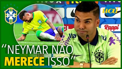 Casemiro detona pessoas que comemoram lesão de Neymar