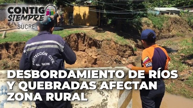 Desbordamiento de ríos y quebradas afectan zona rural – Contigo Siempre