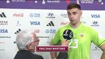 Dibu Martínez tras el partido contra México