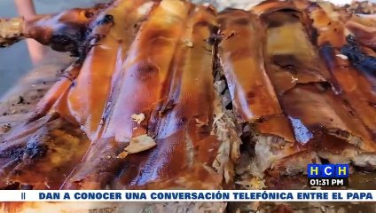 Cerdito Horneado a La Parilla, una delicia copaneca tradicional en la Temporada Navideña