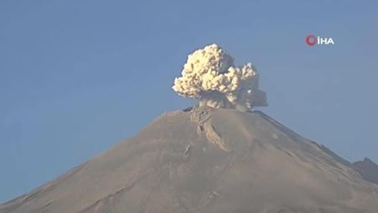 Meksika'da Popocatepetl Yanardağı'nda 3 yeni patlama