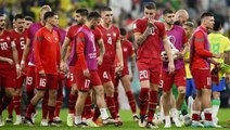 Sırplar, Dünya Kupası'nda ortalığı karıştırdı! Soyunma odasındaki olay flama için FIFA harekete geçti