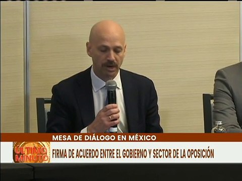 Gobierno Nacional y sector de la oposición firman Segundo Acuerdo Parcial en México