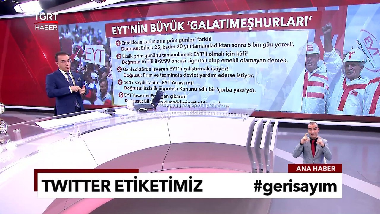 EYT 'de Yanlış Bilinen Ezberler - Ferhat Ünlü İle Hafta Sonu Ana Haber Bülteni