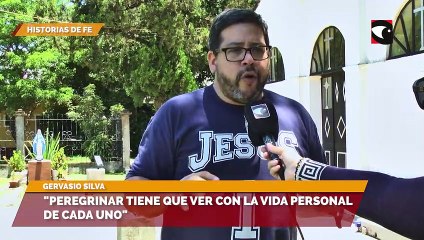 Peregrinar tiene que ver con la vida personal de cada uno