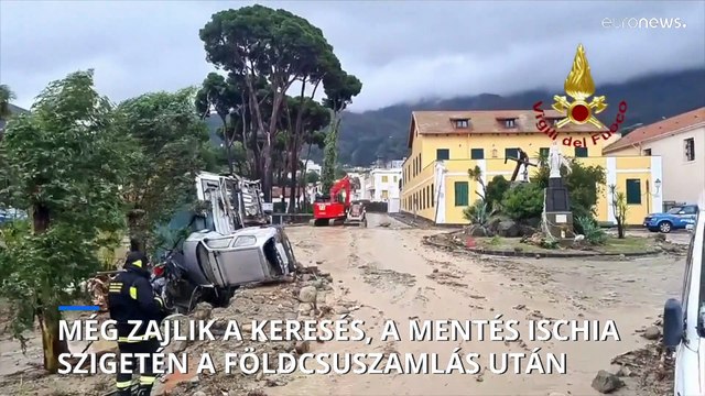 Még zajlik a keresés, a mentés Ischia szigetén a földcsuszamlás után