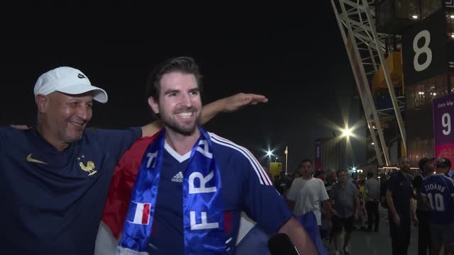 France - Les supporters des Bleus aux anges : On va laisser la coupe à la maison
