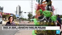 Informe desde La Paz: se levanta paro indefinido en Santa Cruz por nueva ley de censo