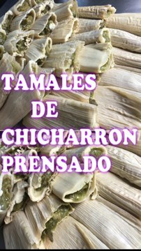 tamales de chicharron prensado #shorts