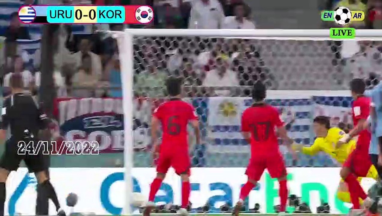 Uruguay 0-0 Korea Republic  كوريا الجنوبية0-0أوروغواي  - world cup 2022 كأس العالم