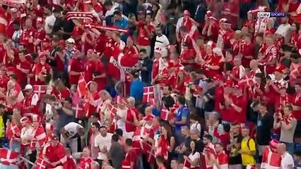 ملخص مباراة فرنسا والدنمارك _ المنتخب الفرنسي أول المتأهلين إلى ثمن النهائي(480P)