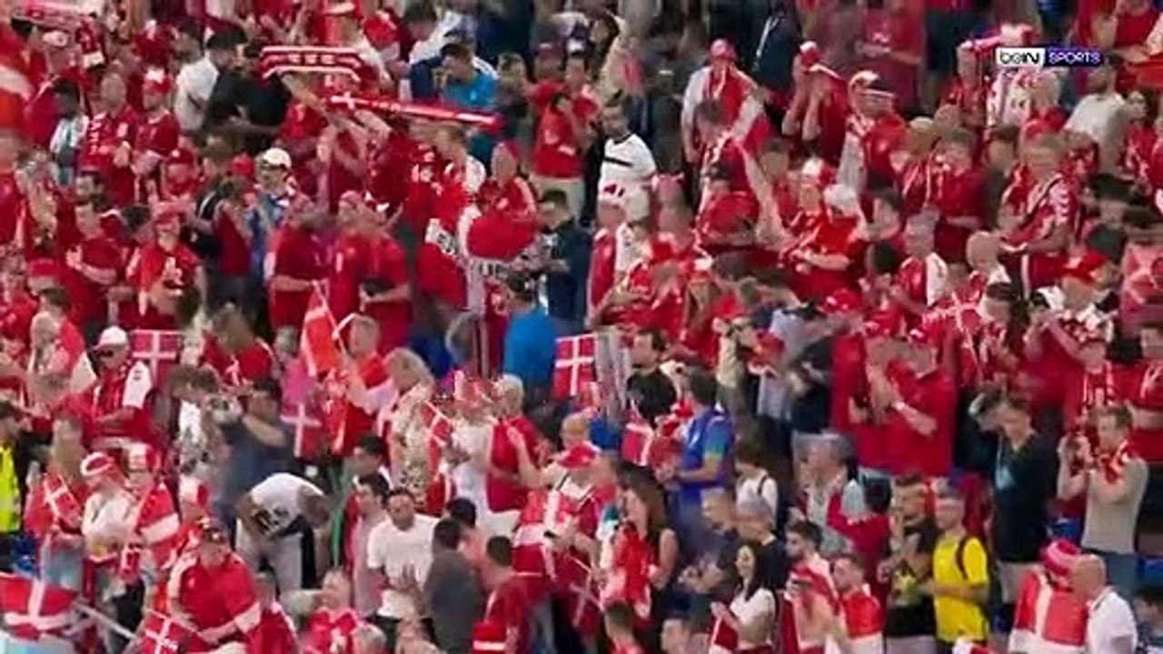 ملخص مباراة فرنسا والدنمارك _ المنتخب الفرنسي أول المتأهلين إلى ثمن النهائي(480P)