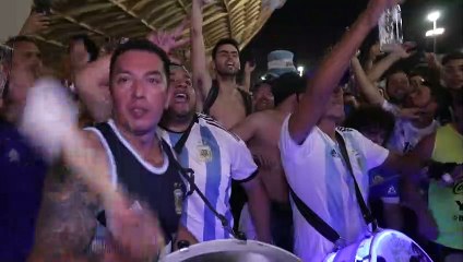 Argentinos aliviados e mexicanos decepcionados após a vitória 'albiceleste'