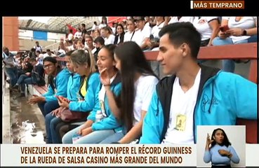 120 escuelas participaran en el desafío de romper el Récord Guinness de la rueda de salsa