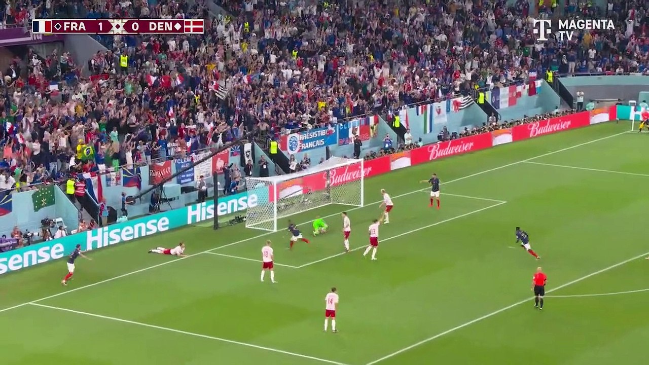 Match Highlight - 2 France vs 1 Denmark - FIFA World Cup Qatar 2022 l Football
