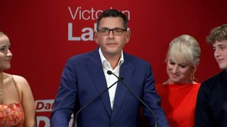 'Hope always defeats hate', Daniel Andrews gives victory speech after election win