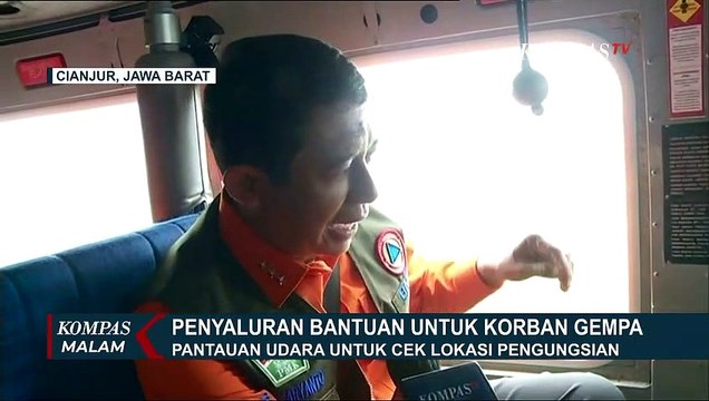 Sebelum Distribusi Bantuan, BNPB Lakukan Pantauan Udara untuk Lokasi Pengungsian yang Sulit Diakses