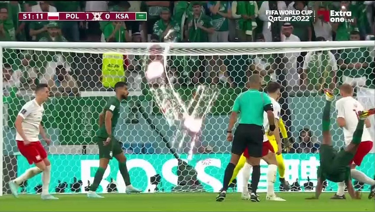 الشوط الثاني مباراة السعودية وبولندا كأس العالم 2022 في قطر 26-11-2022