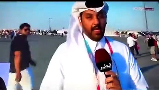 إغماء مذيع قطري على الهواء مباشرة .. وهذه حالته الصحية