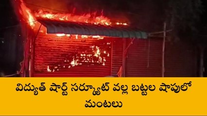 నెల్లూరు జిల్లా: భారీ అగ్ని ప్రమాదం