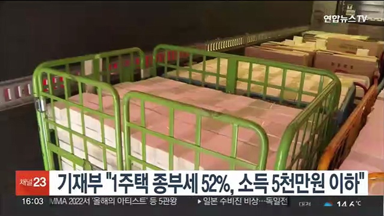 기재부 "1주택 종부세 52%, 소득 5천만원 이하"