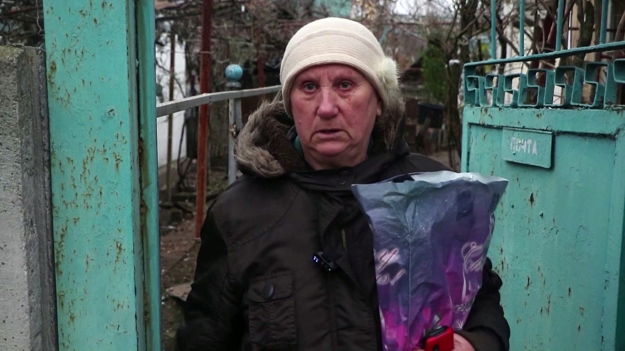 Ukraine's emergency services working at scene of missile strike in Dnipro