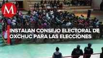 En Chiapas, instalan en Oxchuc Consejo Electoral Municipal