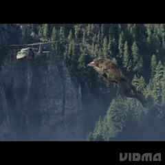 Giant wolf attack Wolf vs Helicopter