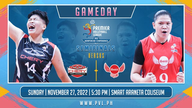 GAME 2 NOVEMBER 27, 2022 | CHERY TIGGO CROSSOVERS vs PETRO GAZZ ANGELS | SEMIFINALS OF 2022 PVL REINFORCED CONFERENCE