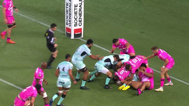 TOP 14 - Essai de Beka GIGASHVILI (RCT) - Stade Français Paris - RC Toulon - Saison 2022:2023