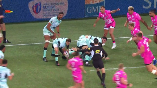 TOP 14 - Essai de Facundo ISA (RCT) - Stade Français Paris - RC Toulon - Saison 2022:2023